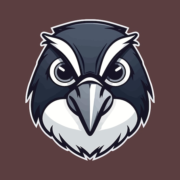 Esport style logo design penguins vector illustration