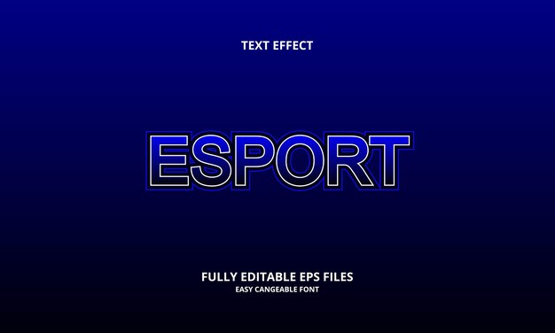 esport text effect