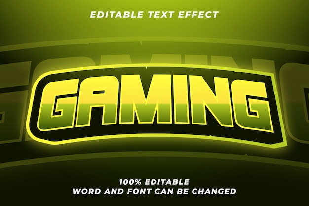 Esport text style effect  