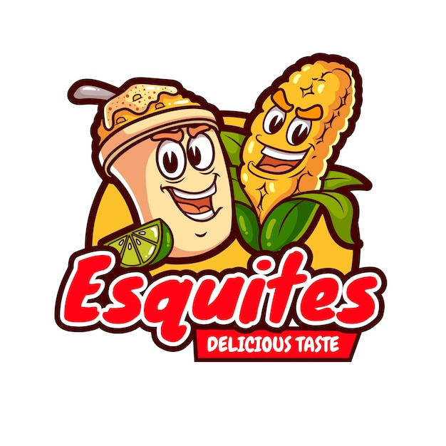 Esquites logo design template