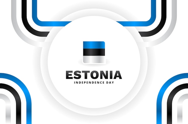 Estonia Independence Day Celebrate Design