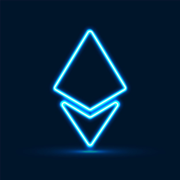 Ethereum futuristic digital background Cryptocurrency concept