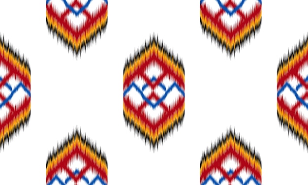 Ethnic abstract ikat art Seamless pattern in tribal