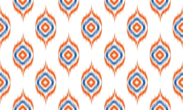 Ethnic abstract ikat art Seamless pattern in tribal