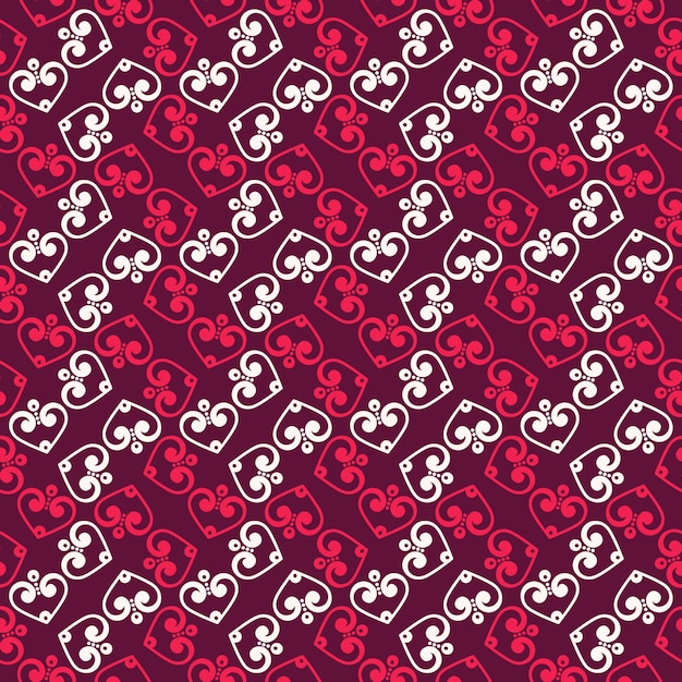 Ethnic floral seamless pattern