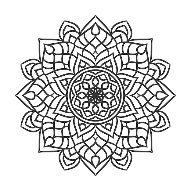 Ethnic Mandala Round Ornament Pattern