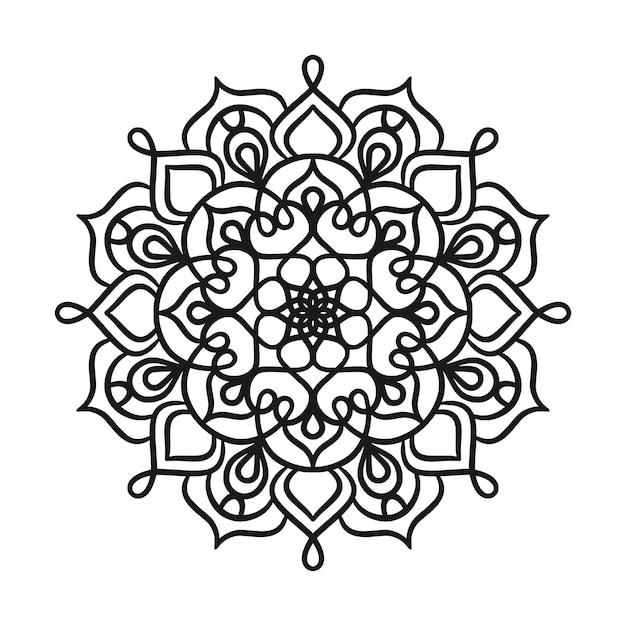 Ethnic Mandala Round Ornament Pattern