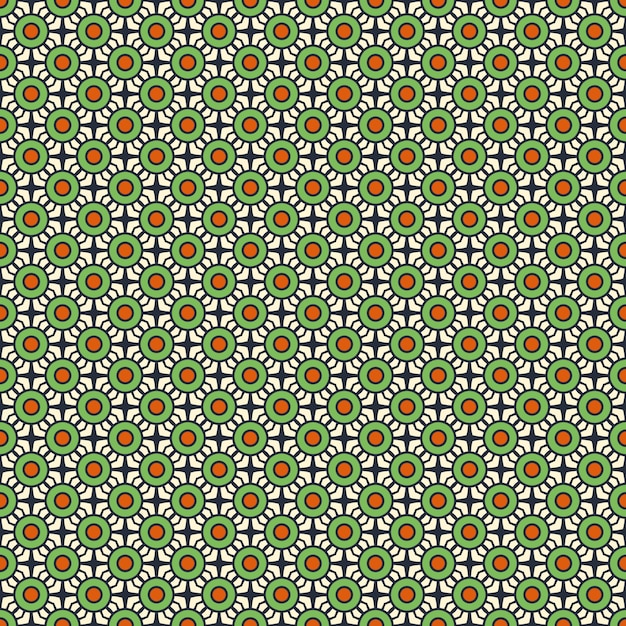 Ethnic motive seamless pattern