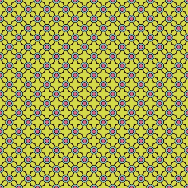 Ethnic motive seamless pattern