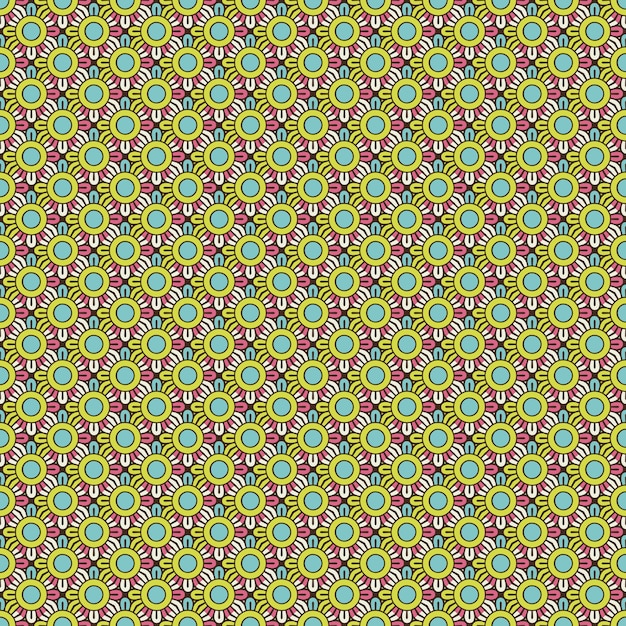 Ethnic motive seamless pattern