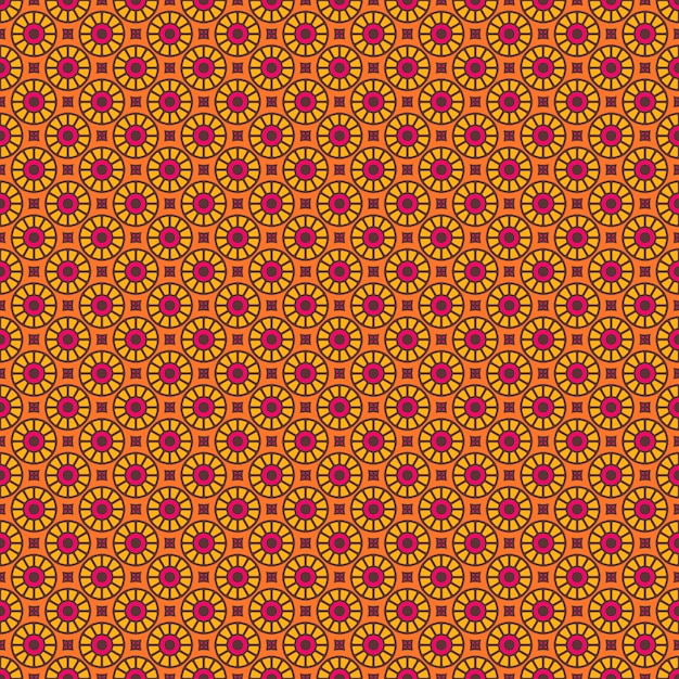 Ethnic motive seamless pattern