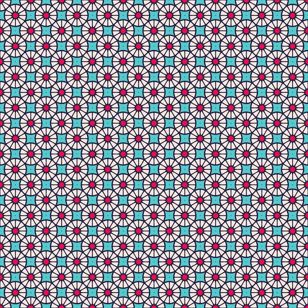 Ethnic motive seamless pattern