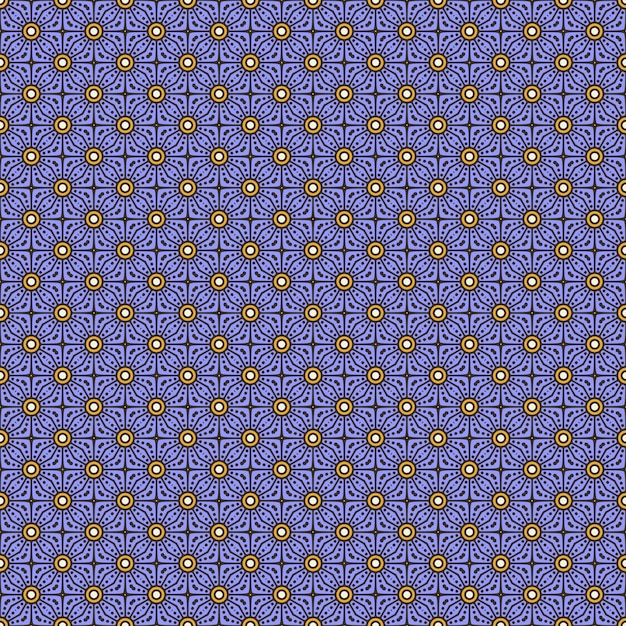 Ethnic motive seamless pattern