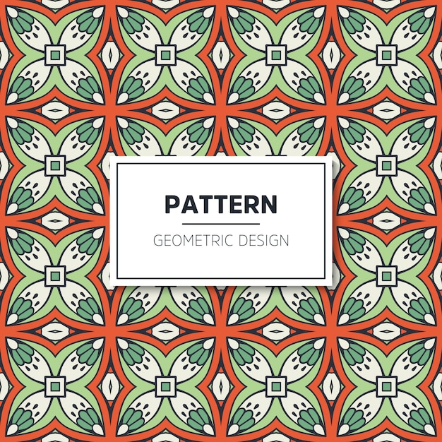 Ethnic motive seamless pattern