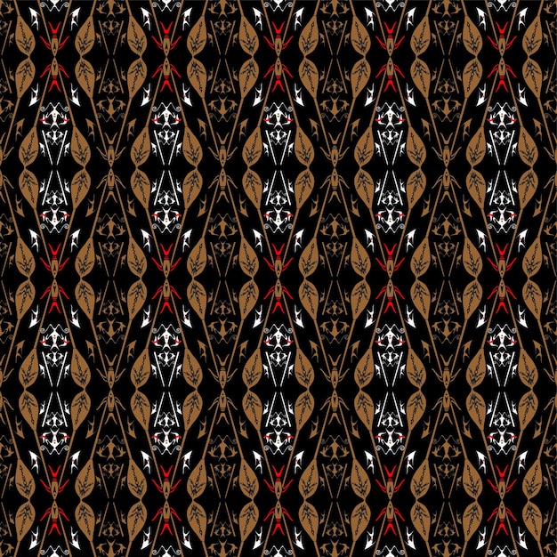 ethnic pattern batik papua indonesia