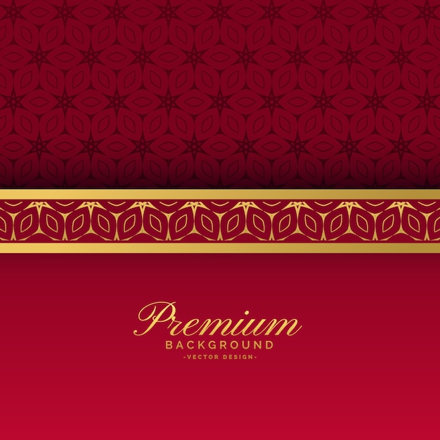 ethnic red and gold luxury royal background