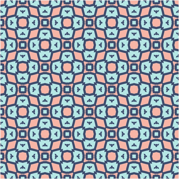 Ethnic seamless pattern design minimalist style