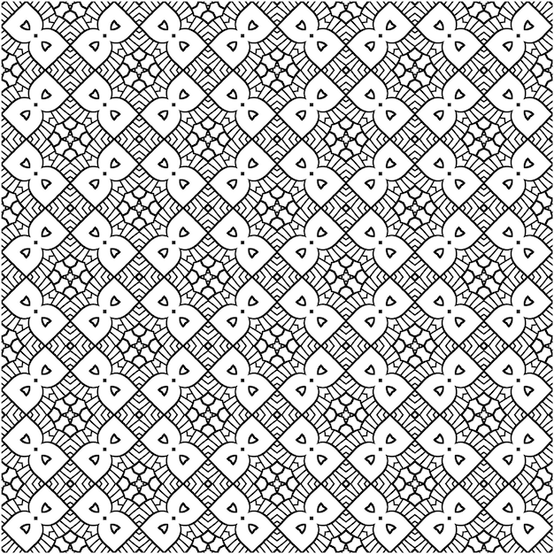 Ethnic seamless pattern design minimalist style