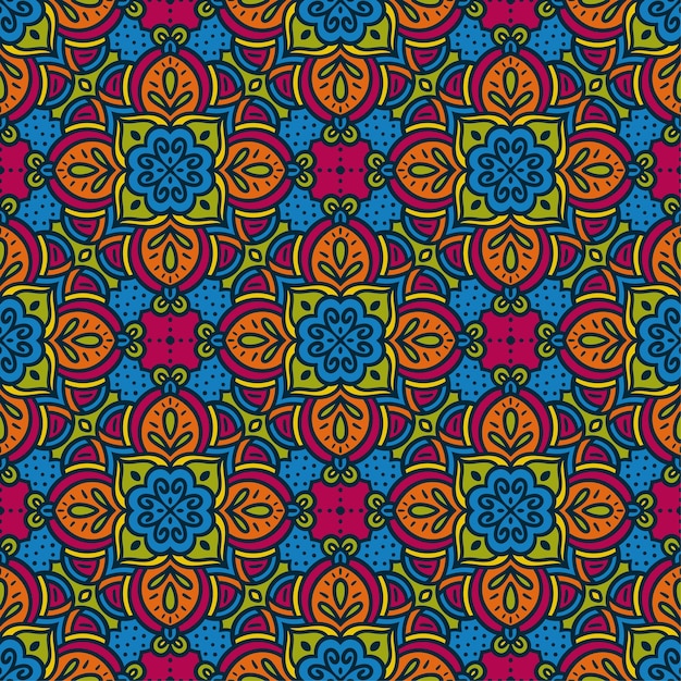 Ethnic seamless pattern Moroccan pattern Geometric pattern