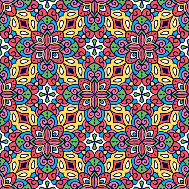 Ethnic seamless pattern Moroccan pattern Geometric pattern