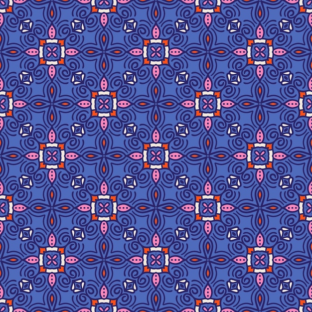 Ethnic seamless pattern Moroccan pattern Moroccan background