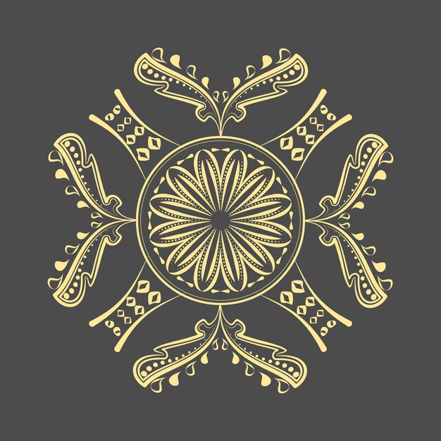 Ethnic stylized vector element Decorative frames for design