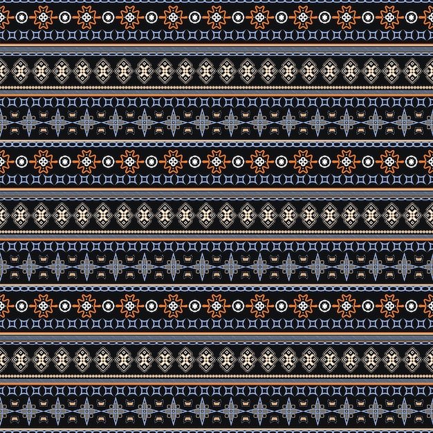 ethnic tribal seamless pattern for textile