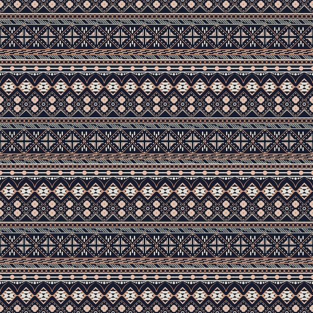 ethnic tribal seamless pattern for textiles songket motif