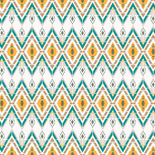 Ethnic vector pattern seamless illustration geometric traditional fabric geometric ornament