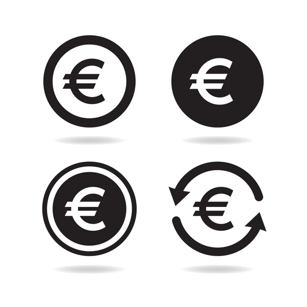 Vector euro icon vector or euro sign symbol