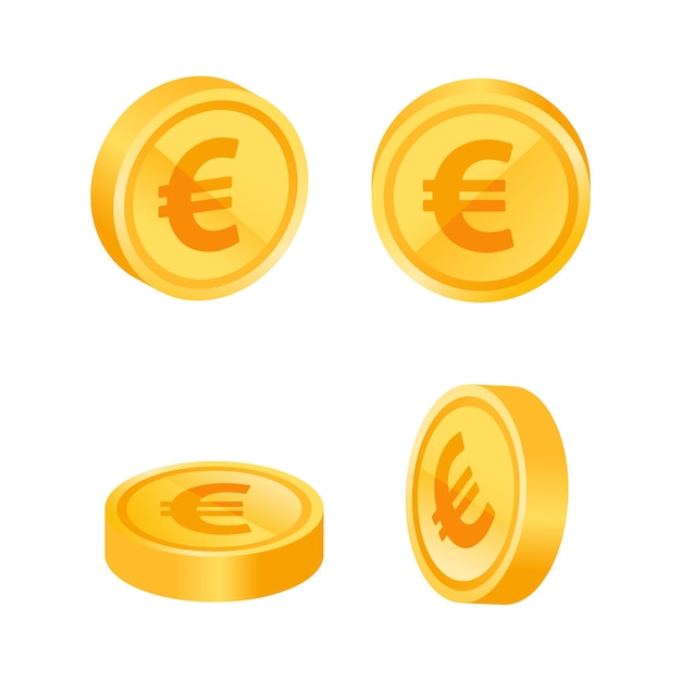 Euro Vector Coin Collection