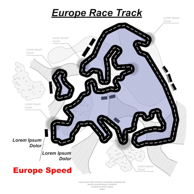 Europe track road