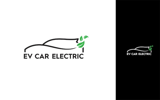 EV Car modern logo design