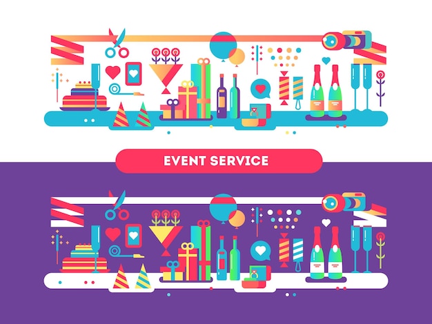 Event service design flat