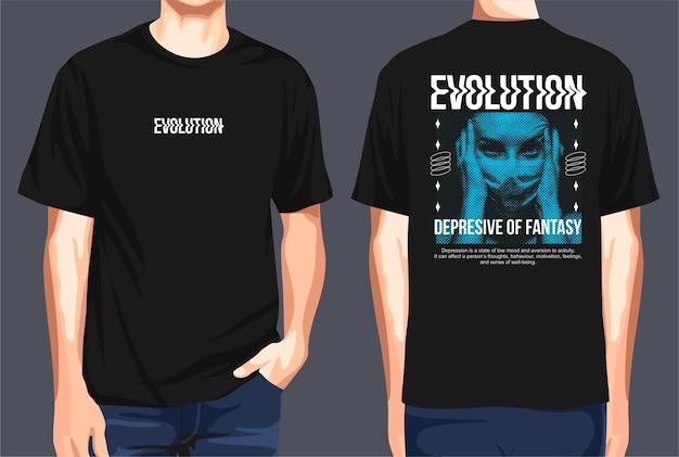 Evolution Graphic Tshirts