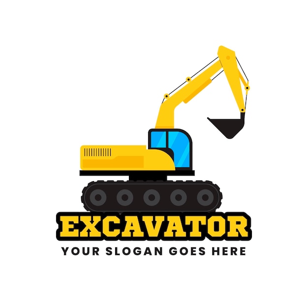 Excavator logo concept