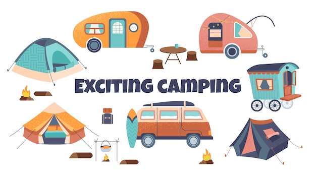 Exciting camping set