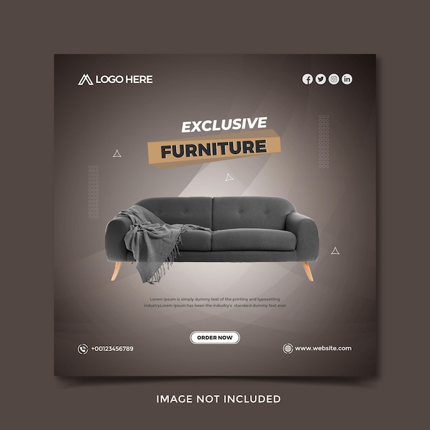 Exclusive furniture post design for sales