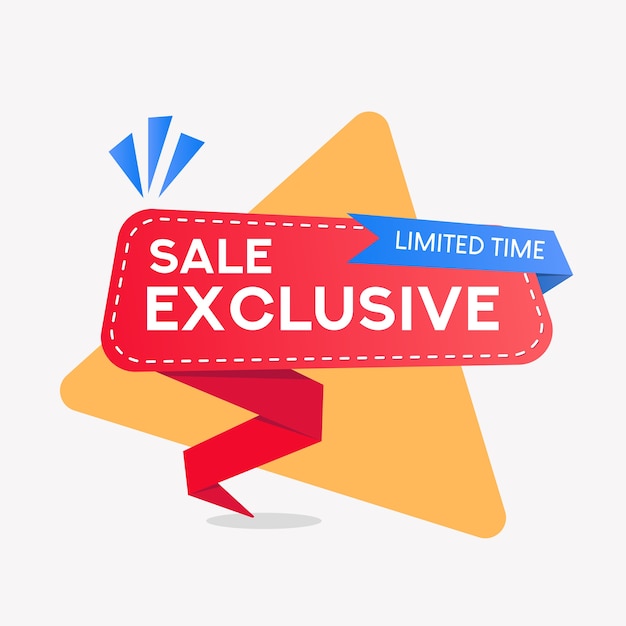 Exclusive sale banner 