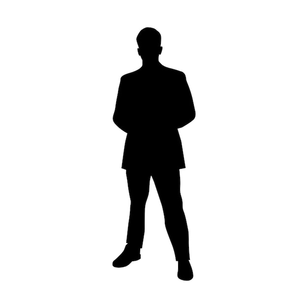 executive man walking standing silhouette or vector files