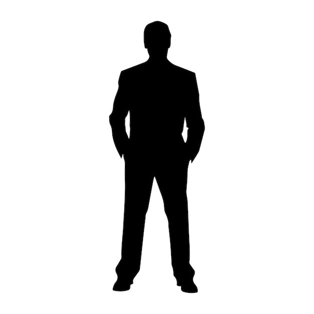 Executive professional silhouette clipart