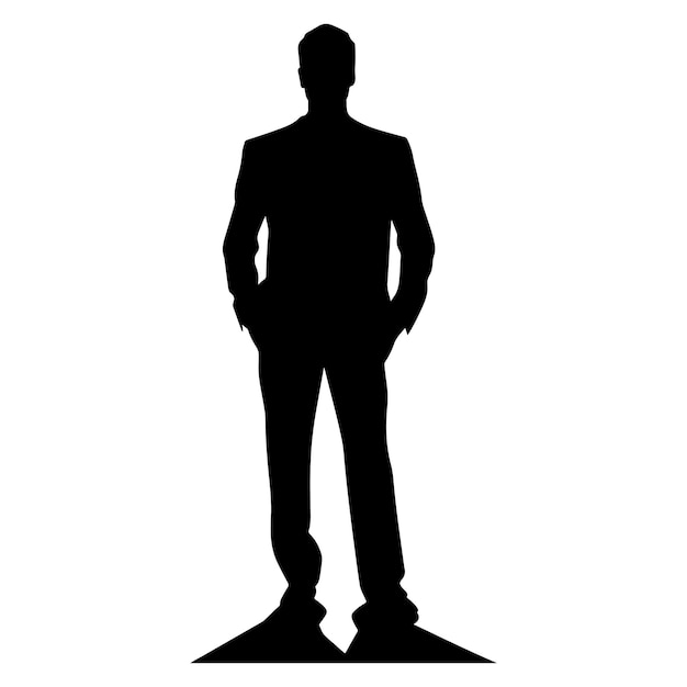 Executive Professional Silhouette sketch art