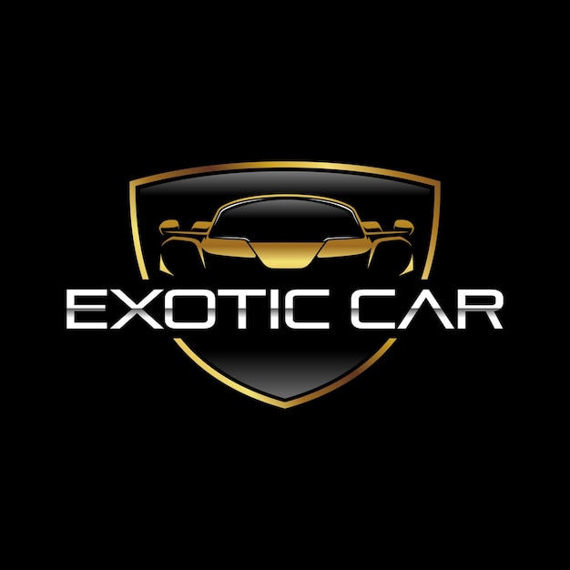 Exotic car logo template