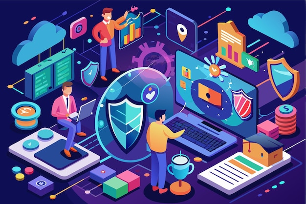 Experts engage in digital analysis services for cybersecurity utilizing advanced tools to enhance data protection and secure client information effectively