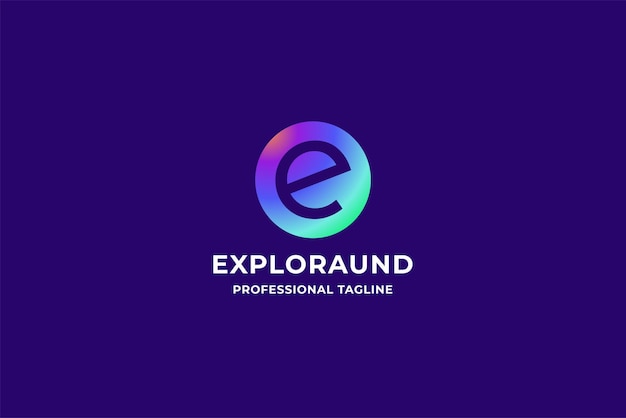 Exploraound Letter E Logo