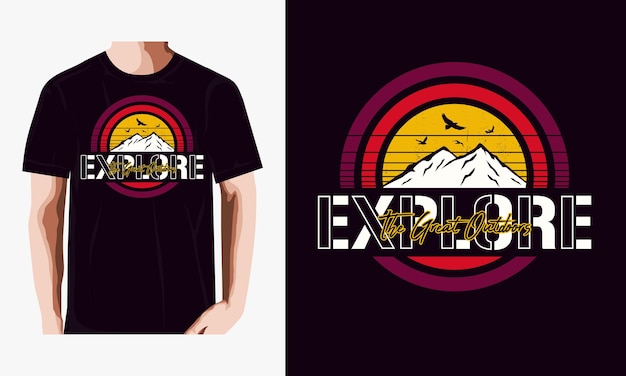  explore graphic typography vector t shirt design Premium Vector 