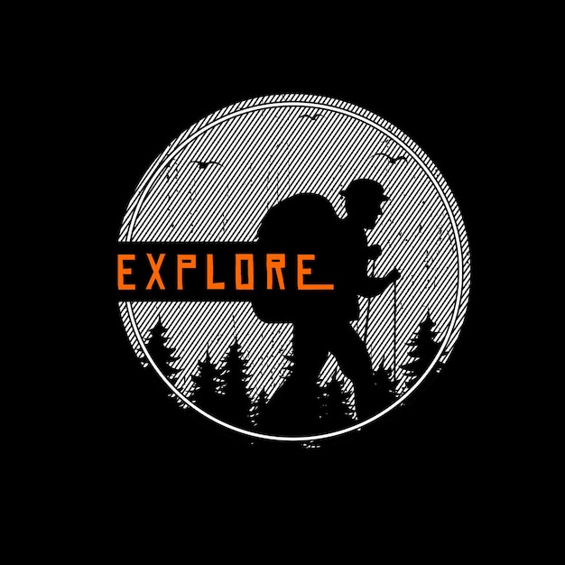 explore typography tshirt design