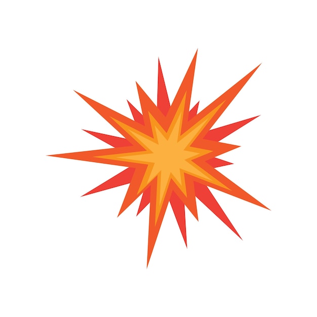 Explosion illustration vector