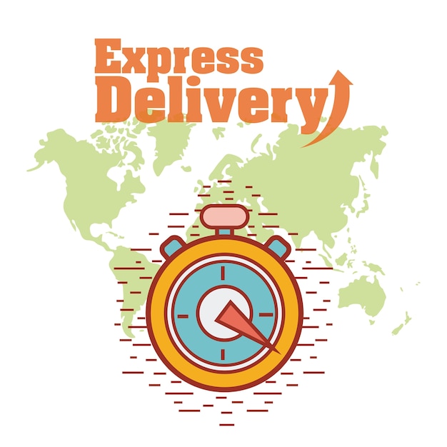 Express delivery concept