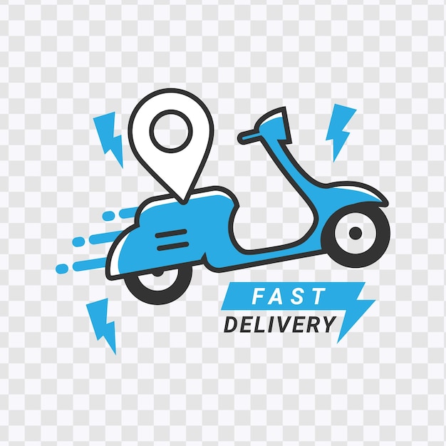 Express Delivery Icon Set Line Style Vector Illustrations for Fast Shipping